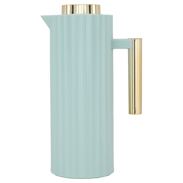 Rawaa 2 thermos, bright green and gold, 1 liter image 1