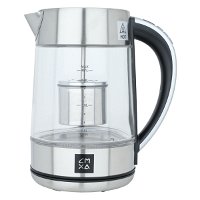 CMXA kettle for making tea, silver glass, 2200 watts, 1.7 ml product image