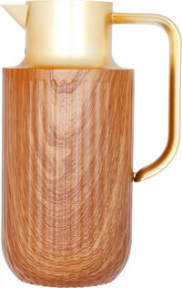 Everest Laura thermos light wood with golden handle 1.6 liter product image