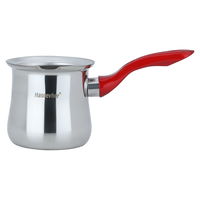 Luxury Turkish Steel Coffee Pot With Red Hand 600 ml product image