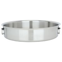 Turkish oven tray, silver steel (36 cm) product image