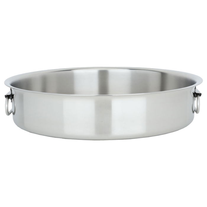 Turkish oven tray, silver steel (36 cm) image 1