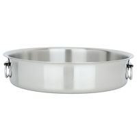 Turkish oven tray, silver steel (32 cm) product image