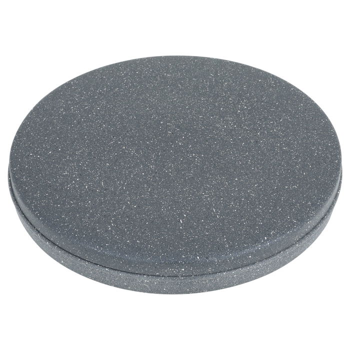 Granite kunafa tray, Turkish gray with lid, 30 cm image 1