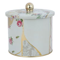 Round box with flower pattern lid 1.7 liter product image