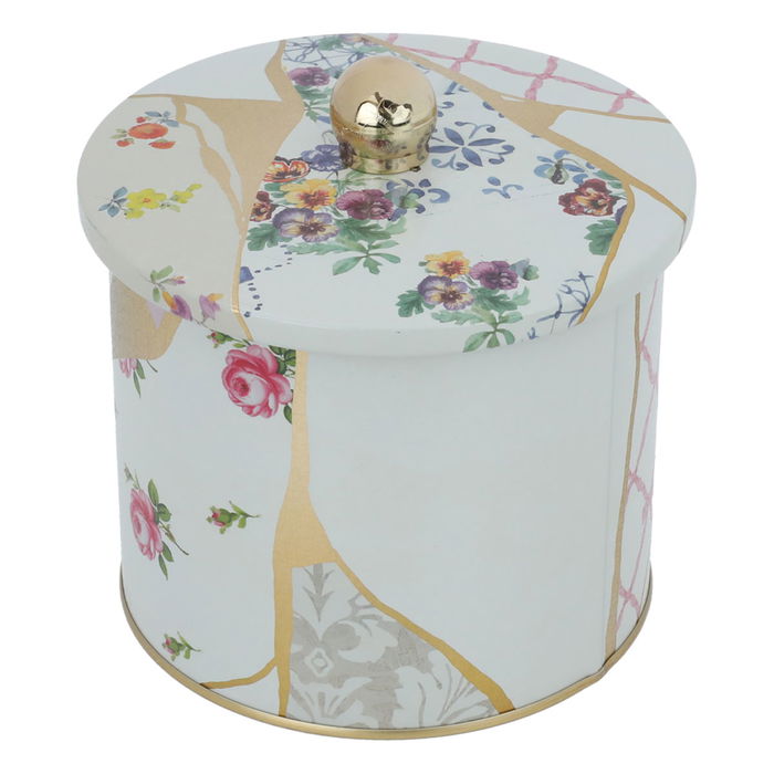 Round box with flower pattern lid 1.7 liter image 2