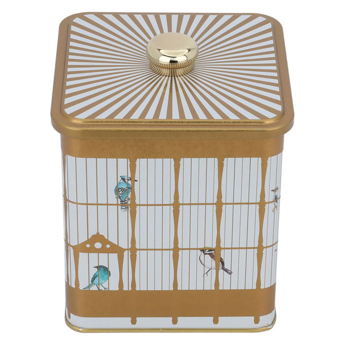 Square box with bird pattern lid1.8 liter image 2