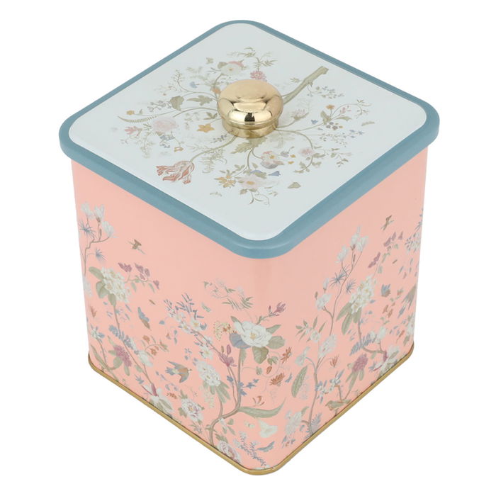 Wooded light pink metal case image 1