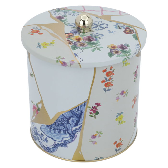 Round box with flower pattern lid 4.1 liter image 2