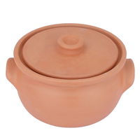 وعاء فخار بغطاء عميق صغير product image