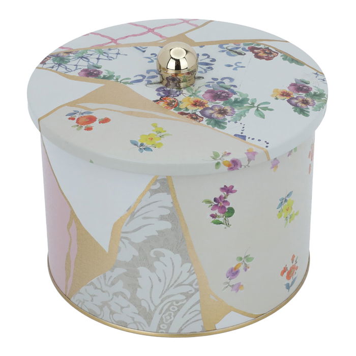 Round box with flower pattern lid 2.9 liters image 2