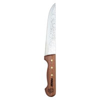 Butcher knife hammered wooden hand with brown pouch No. 3/19 cm product image