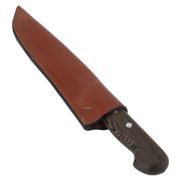 Turkish knife with wood handle and leather case 19 cm image 2