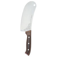 Turkish cleaver with brown marble hand 19 cm product image