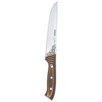 Turkish Knife Brown Embossed Wooden Hand 19 cm product image