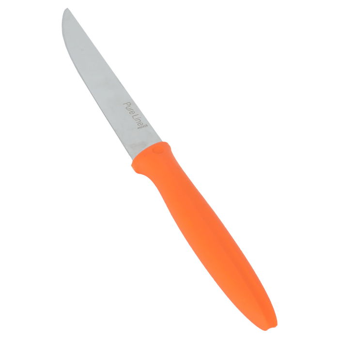 Orange hand peeling knife 12 cm image 2