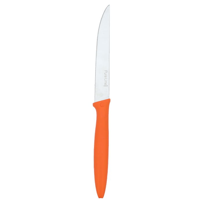 Orange hand peeling knife 12 cm image 1