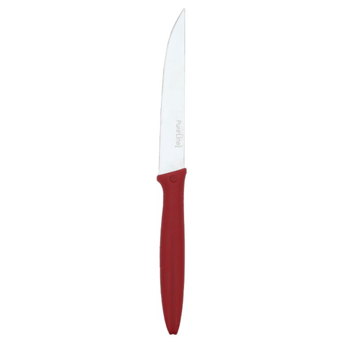 Hand peeling knife dark red 12 cm image 1