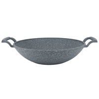 Turkish Granite Frying Pan Grey With Hands 30cm product image