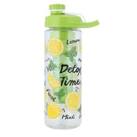 Lemon bottle with lid, light green, 750 ml product image