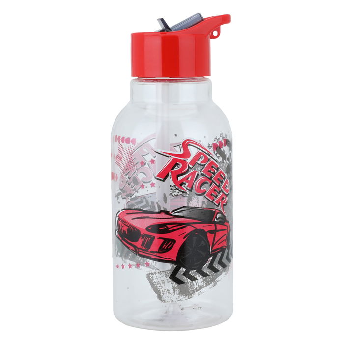 Racing car bottle, red cap, 460 ml image 1