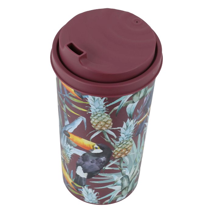 Parrot Mug, Purple Lid, 470 ml image 2