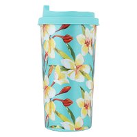 Flower mug with lid, light green, 470 ml product image