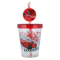 Racing car mug with red lid, 450 ml product image