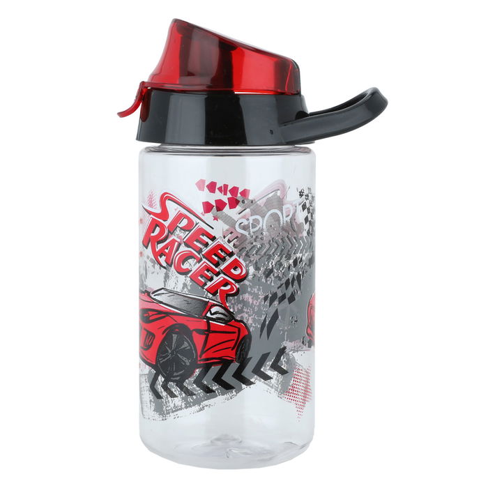 Racing car bottle, red cap, 520 ml image 1