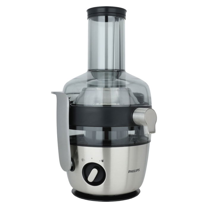 Philips juicer 1200 watts, silver steel image 2