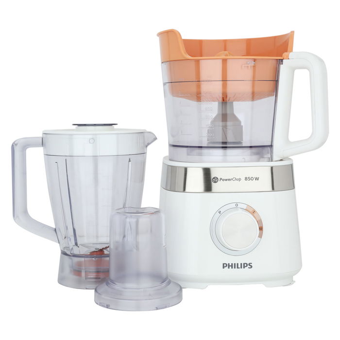 Philips food processor 850 watts white 1.5 liter two speeds image 1