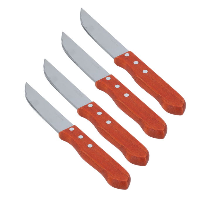 Wood Handle Knives Set 4 Pieces image 2