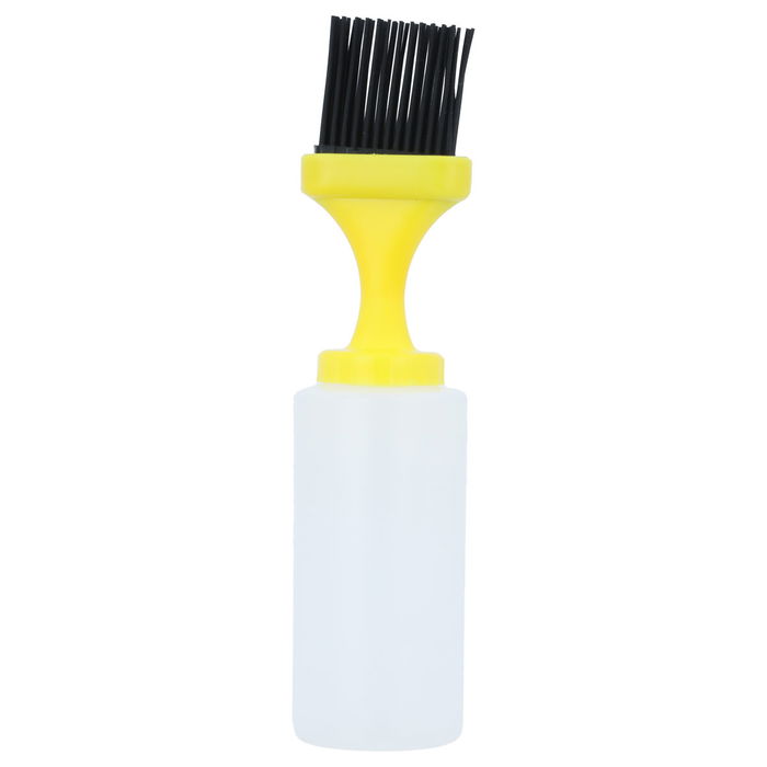 Oil bottle with Turkish yellow silicone brush image 1