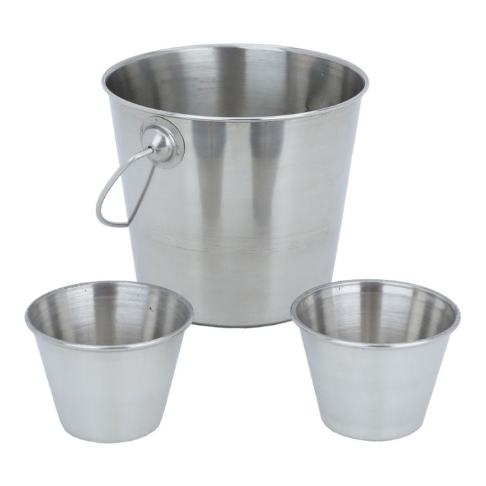 Stainless steel bowl set, 3 pieces image 1