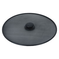 Black steel anti-splash cover, 29 cm product image