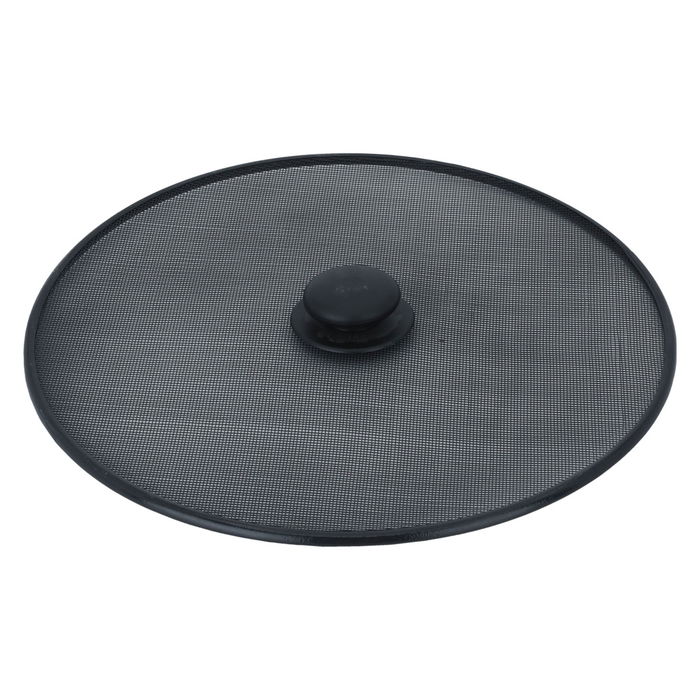 Black steel anti-splash cover, 29 cm image 1