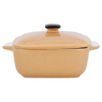 Square oven bowl with lid with hand 250 ml product image