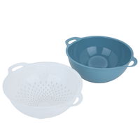 Pot set with plastic strainer product image