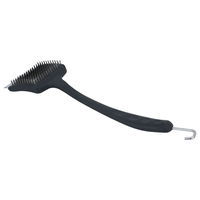 BBQ cleaning brush, black, 49 cm, Turkish product image