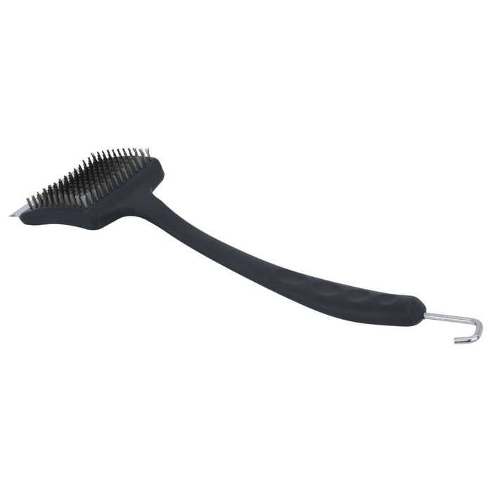 BBQ cleaning brush, black, 49 cm, Turkish image 1