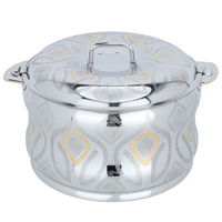 Sunrise Food Container Indian Silver Gold Steel 7500 ml product image