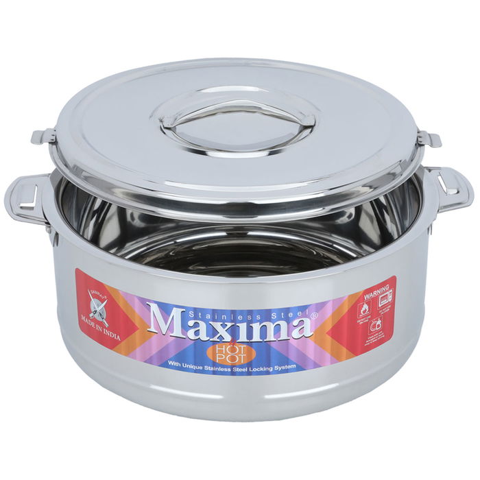 Indian Food Container Silver Steel 8500 ml image 2