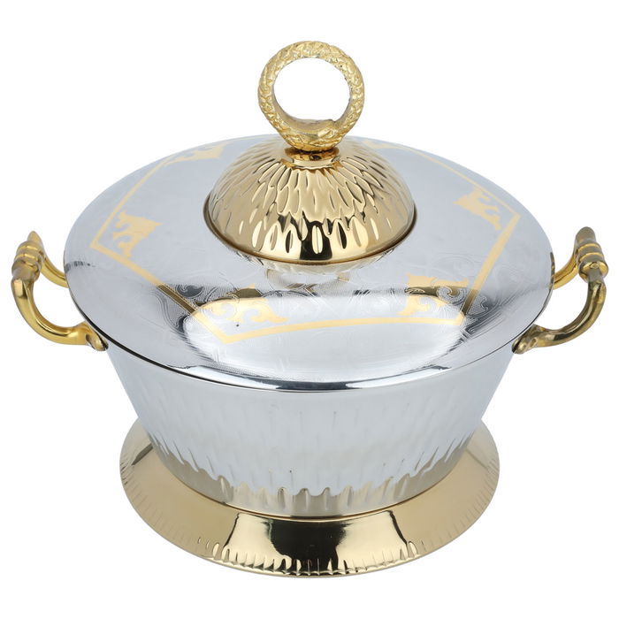 Princess Food Container Round Steel With Handle Base Gold 2.5 Liter image 2