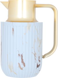 Everest Laura thermos, gray marble with a golden handle, 1 liter product image