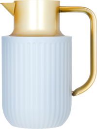 Everest Laura thermos light gray with golden handle 1 liter product image