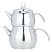 Samour teapot set, 2 pieces of steel tea 2 liters * 3 liters product image