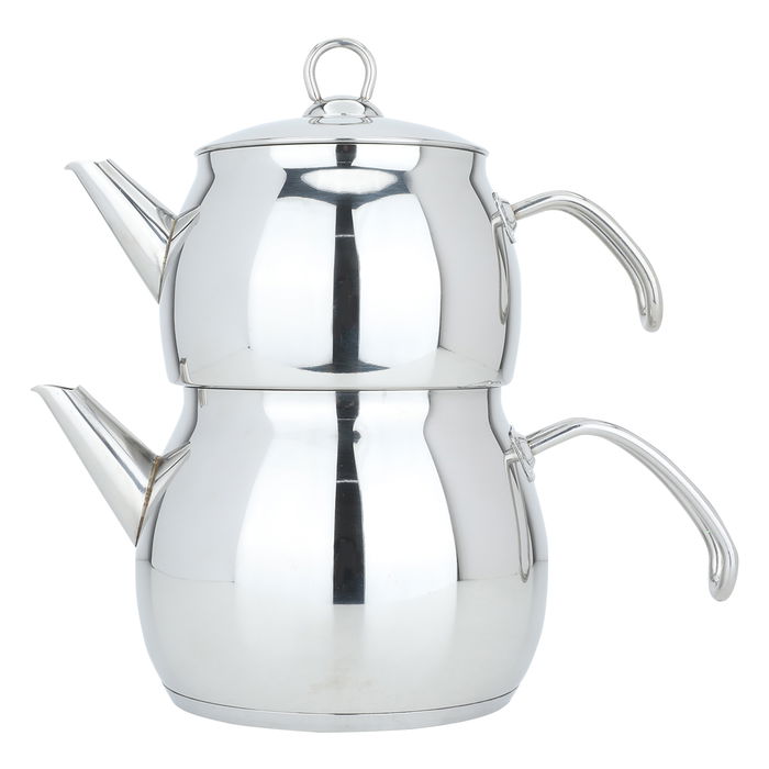 Samour teapot set, 2 pieces of steel tea 2 liters * 3 liters image 1