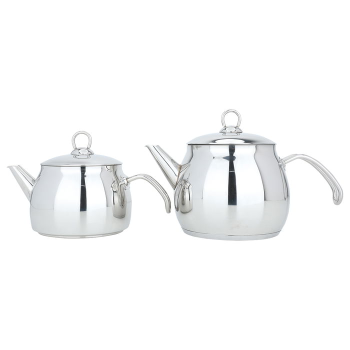 Samour teapot set, 2 pieces of steel tea 2 liters * 3 liters image 2