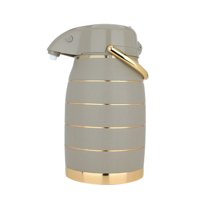 Al Saif Thermos Queen, size 2.5 liters, golden beige color image 1