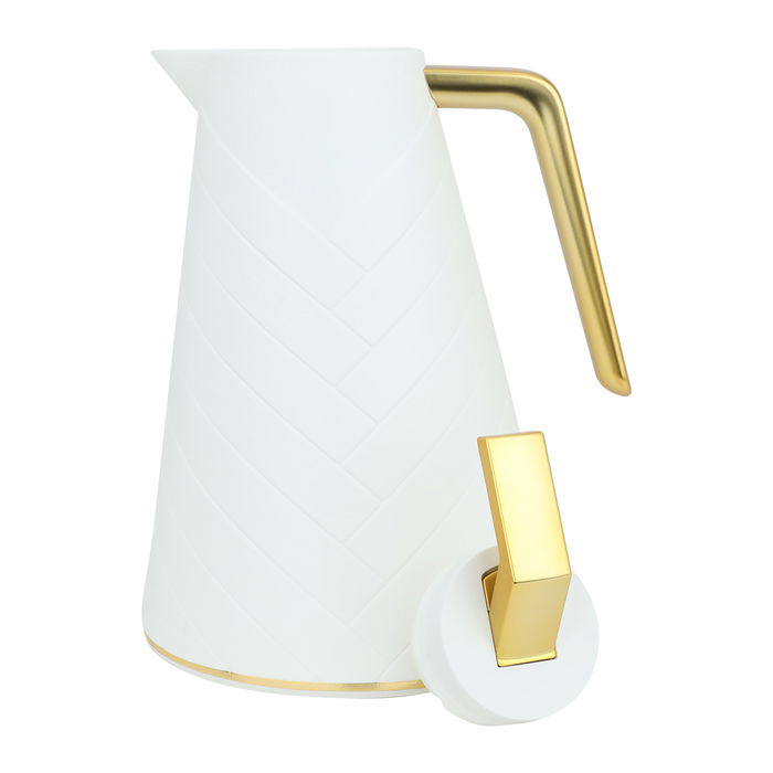 Glory Pro white thermos with golden handle 0.5 liter image 5